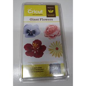 Cricut Art Cartridge Giant Flowers Up To 50 Images NIB Sealed